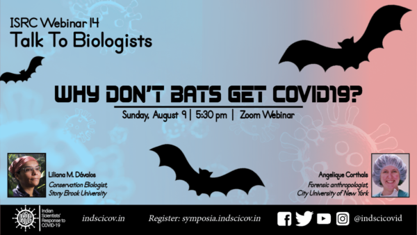 ISRC Webinar, Aug 9, Bats and Coronavirus